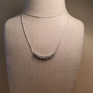 3 for $10 Silver Claire's rhinestone necklace